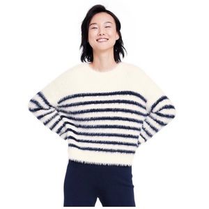 LA LIGNE x Target - Stripped Fuzzy Sweater